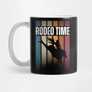 Rodeo Time Western Cowboy Mug